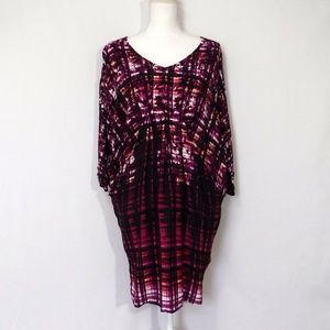 Maeve Petal Palate Ikat Tunic Dress Size Small